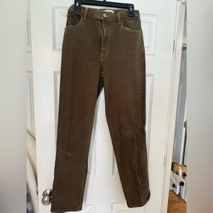 Abercrombie greenish jeans
